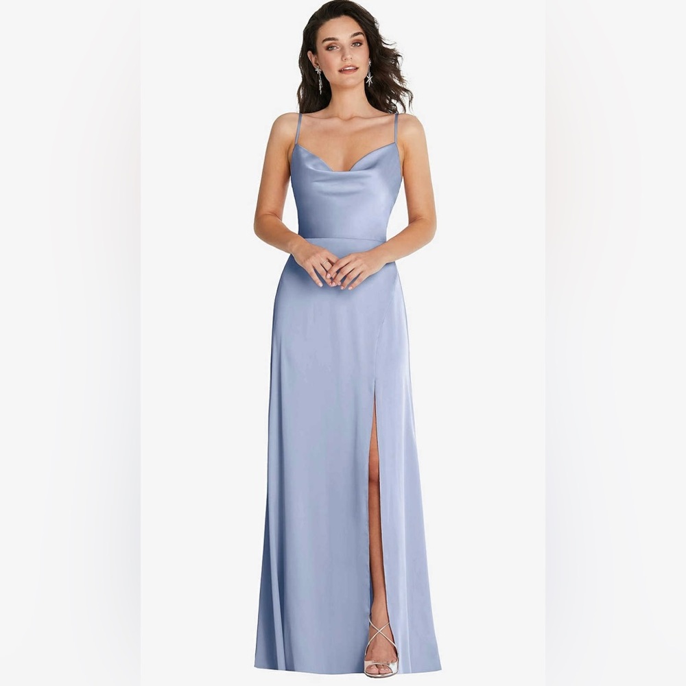 NWT. Cowl-Neck A-line Maxi Dress